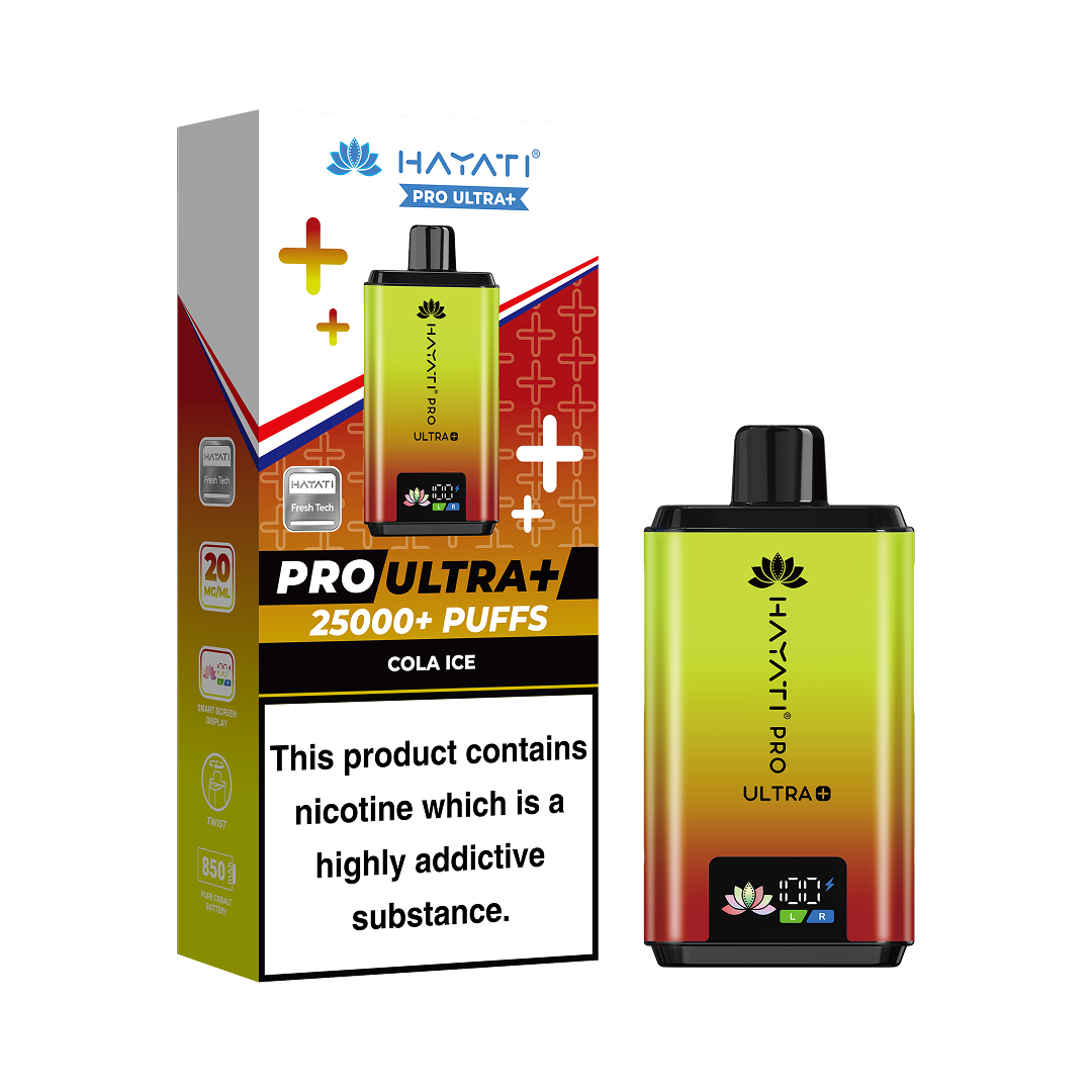 Hayati Pro Ultra Plus 25000 Box of 5 Prefilled Pod Vape Kit