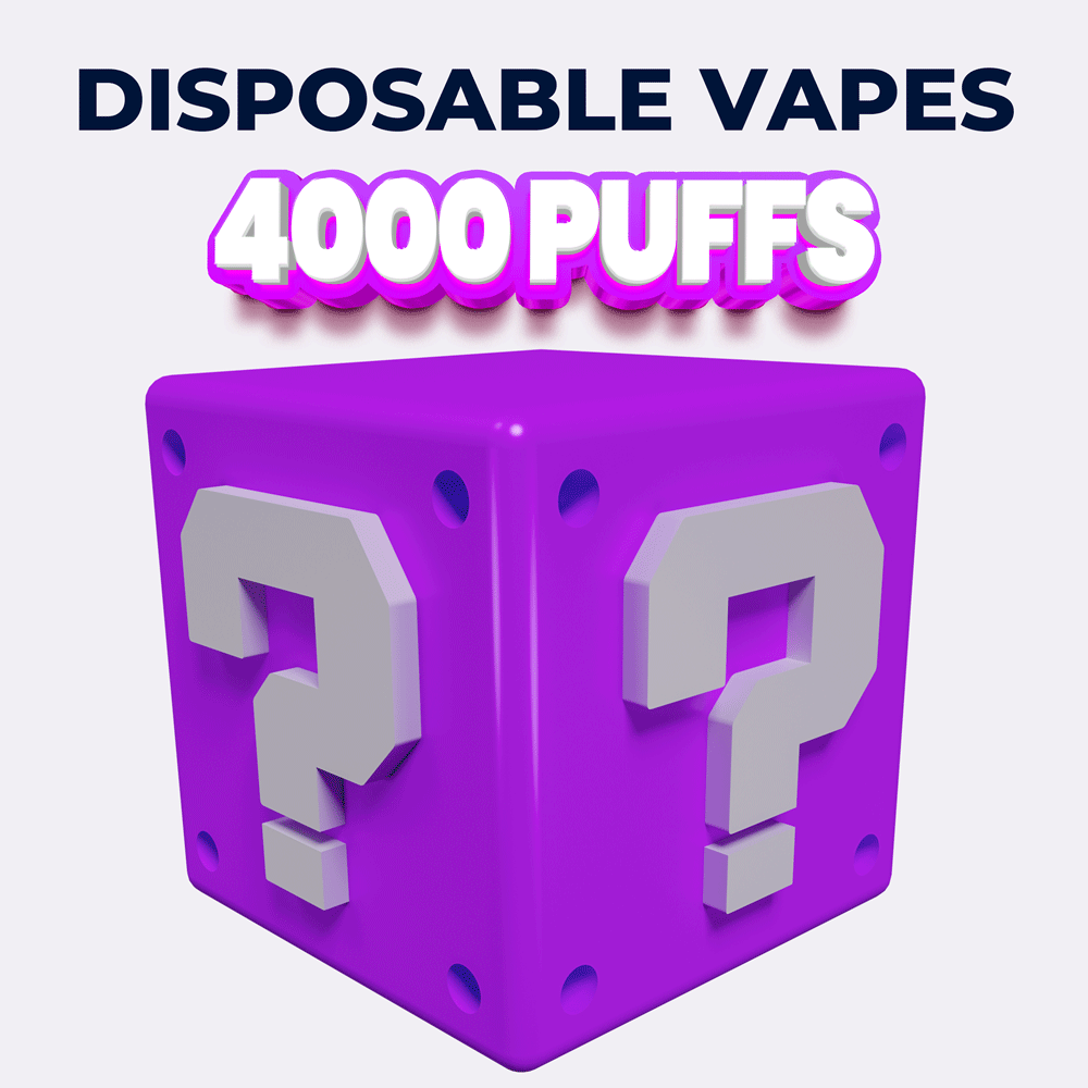 Disposable Vape Mystery Box - 4000 Puffs - Box of 5