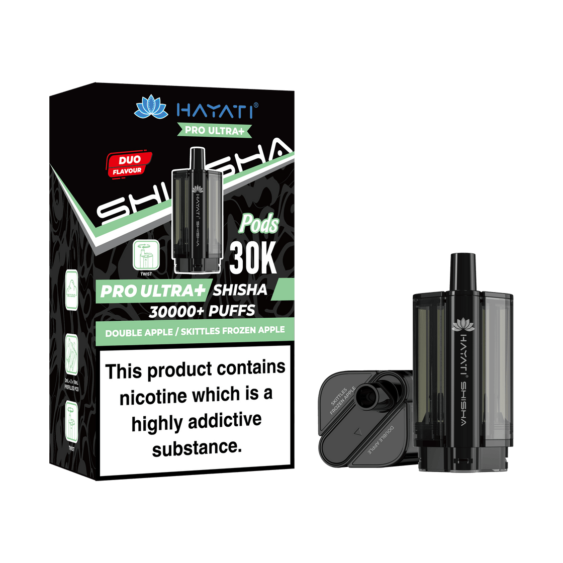 Hayati Pro Ultra+ Shisha Replacement Pods- 5 Pack