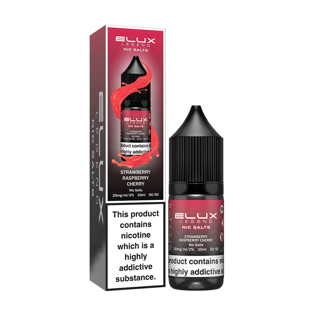 Elux Legend Nic Salt - Strawberry Raspberry Cherry - (Box of 10)