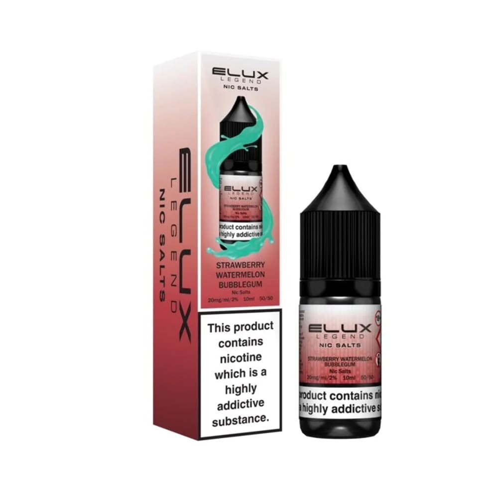 Elux Legend Nic Salt - Strawberry Watermelon Bubblegum - (Box of 10)