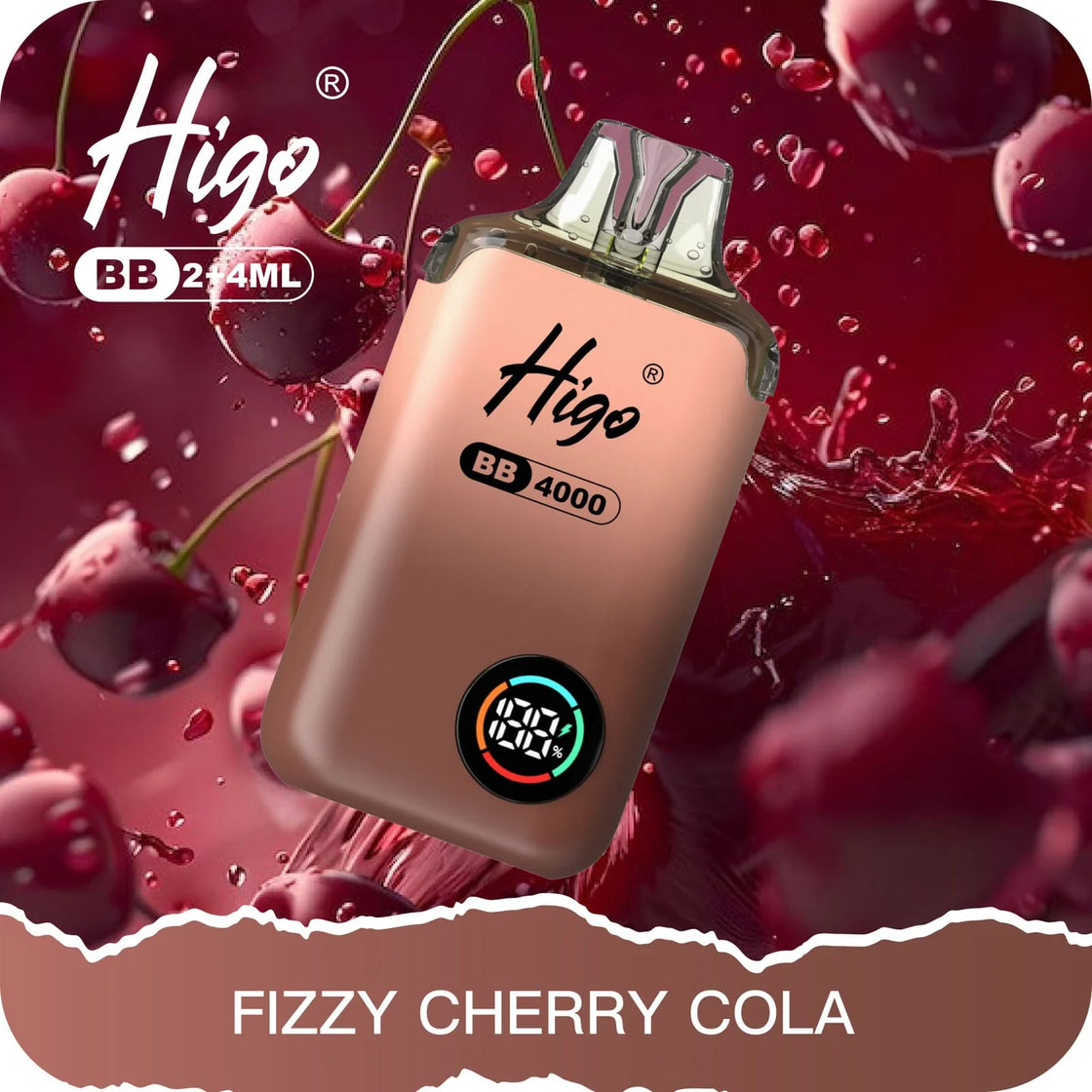 Higo BB4000 Kit (Box of 10) - Fizzy Cherry Cola