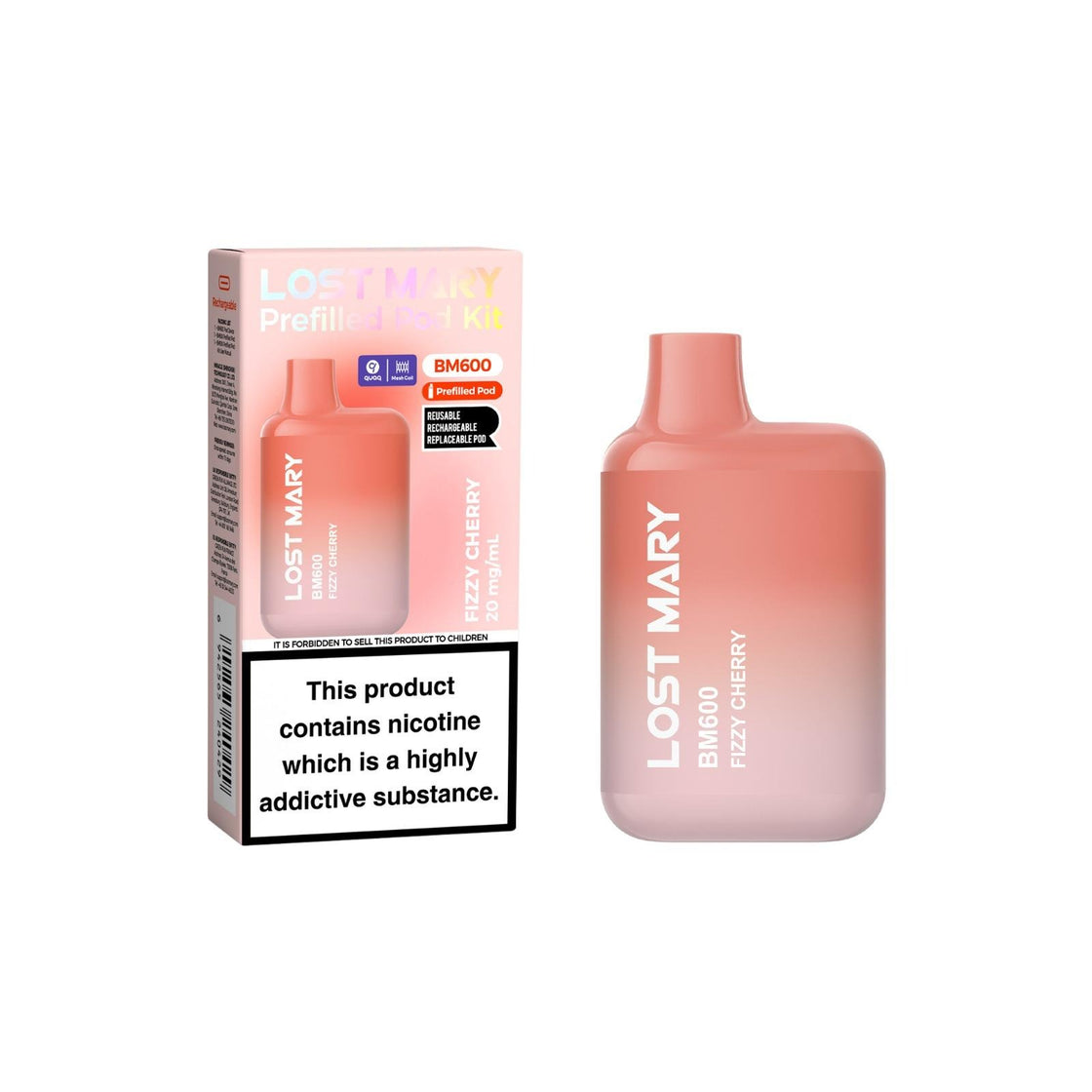 Lost Mary BM600 Prefilled Pod Kit (Box of 10)