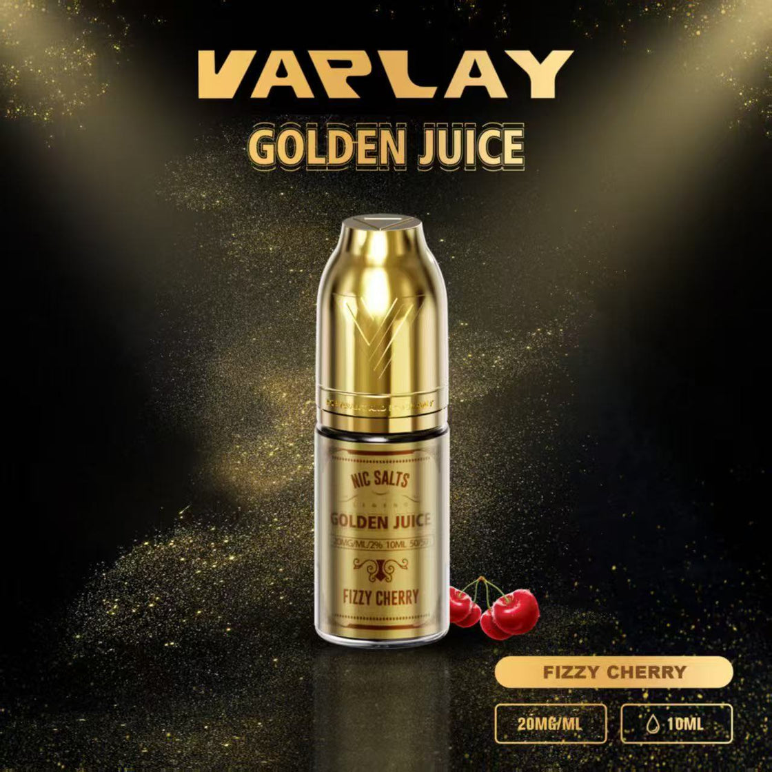 VAPLAY Golden Juice Nic Salt -10mg&20mg - 10 Pack