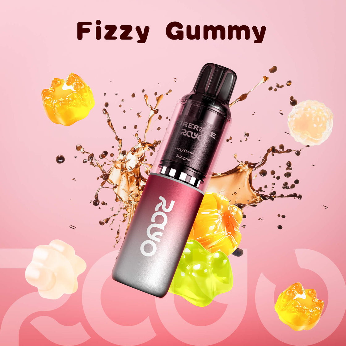 Firerose Rayo 600 Puffs Vape Kit - 20mg - 10 Pack