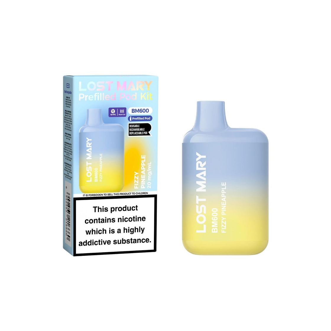 Lost Mary BM600 Prefilled Pod Kit (Box of 10)