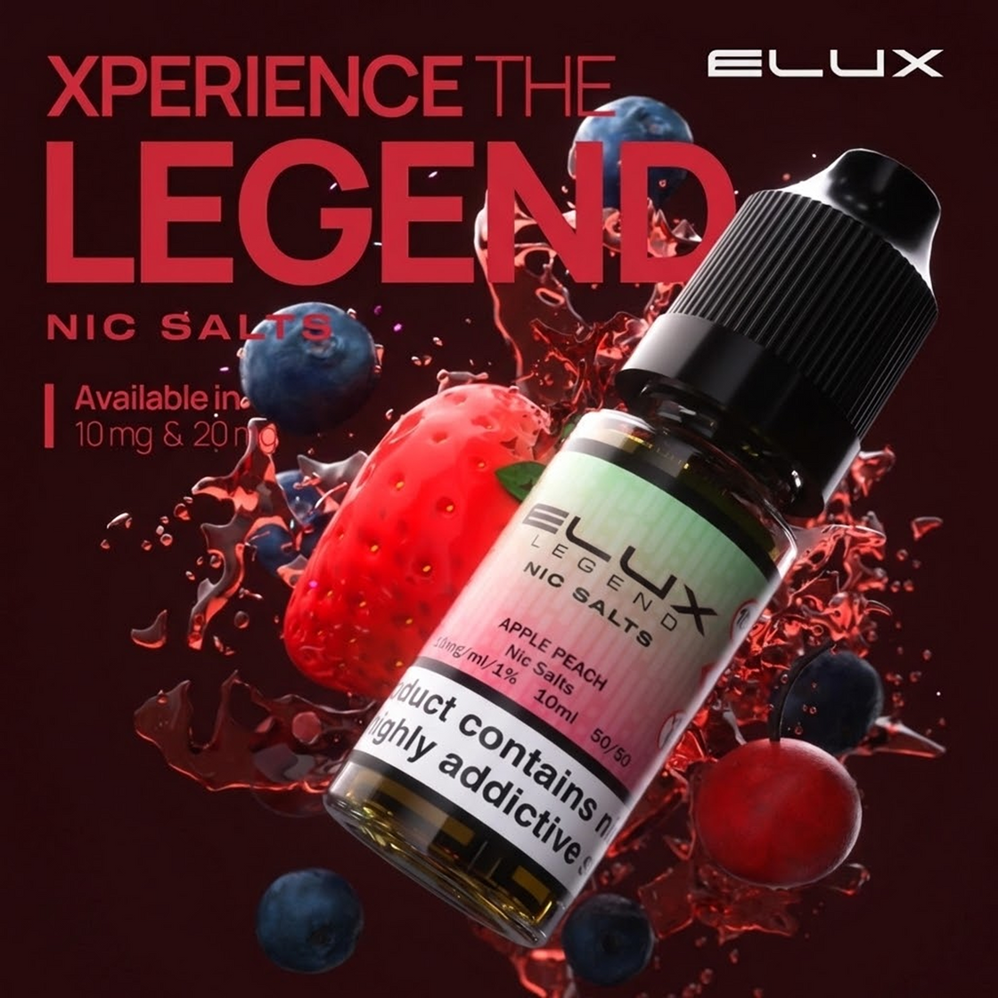 Elux Legend Nic Salts Box of 10
