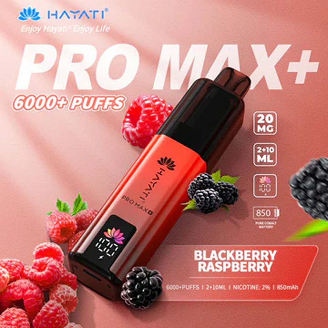 Hayati Pro Max Plus 6000 Box of 5 Prefilled Pod Kit