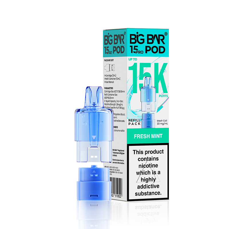 Big Bar 15 Pro Prefilled Pods (Box of 5)