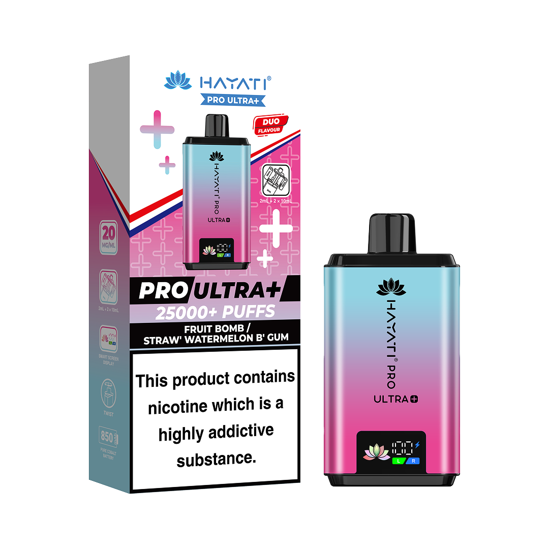 Hayati Pro Ultra Plus 25000 Box of 5 Prefilled Pod Vape Kit
