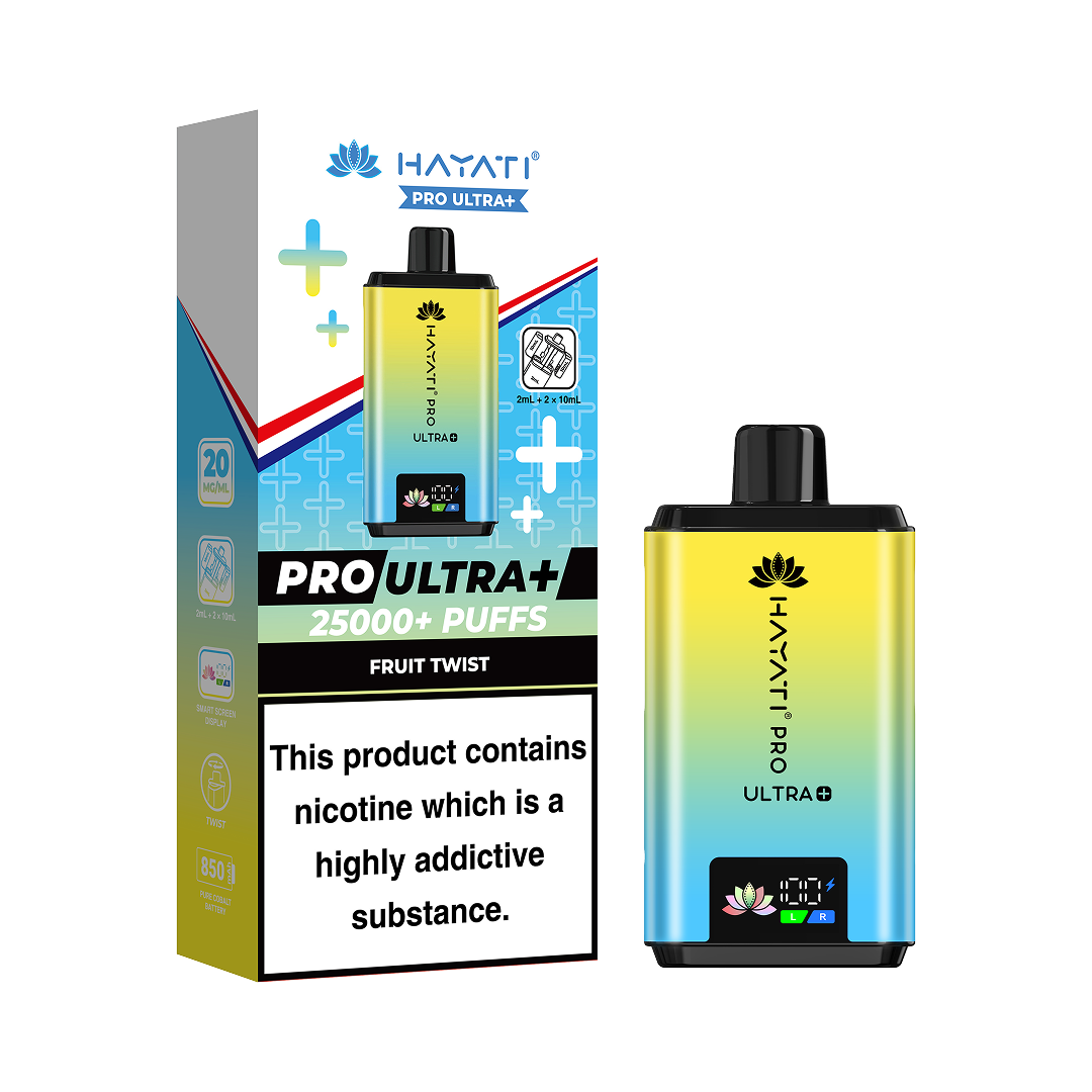 Hayati Pro Ultra Plus 25000 Box of 5 Prefilled Pod Vape Kit