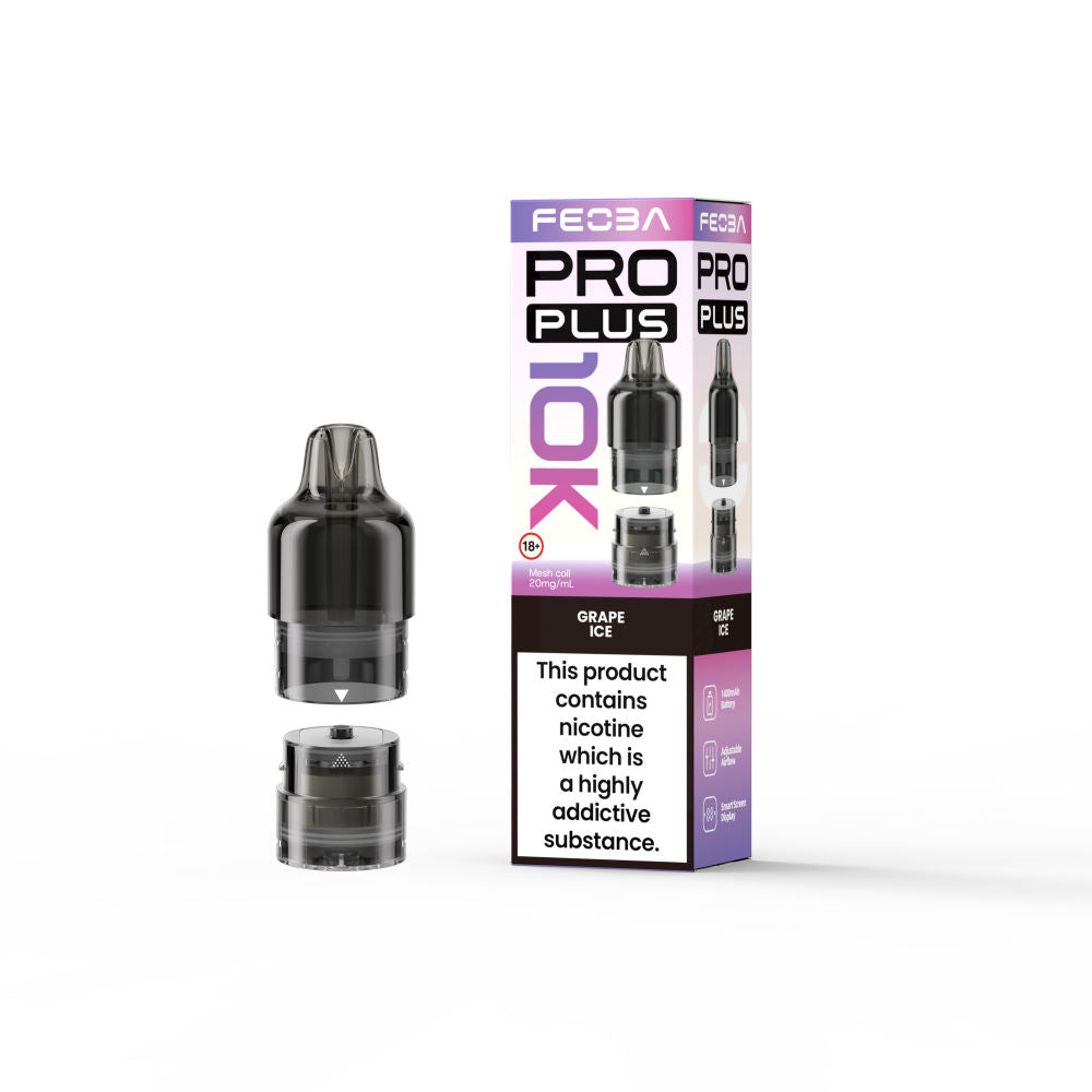 Feoba Pro Plus Replacement Vape Pods - 20mg - 5 Pack