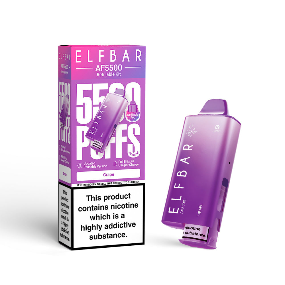 Elf Bar AF5500 Pre-Filled Vape Kit Box of 5