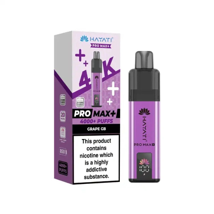 Hayati Pro Max Plus 4000 Prefilled Vape Kit (Box of 5)