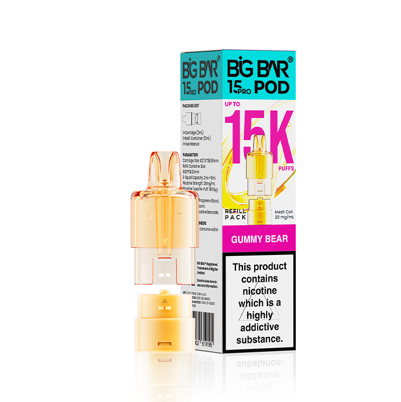 Big Bar 15 Pro Prefilled Pods (Box of 5)