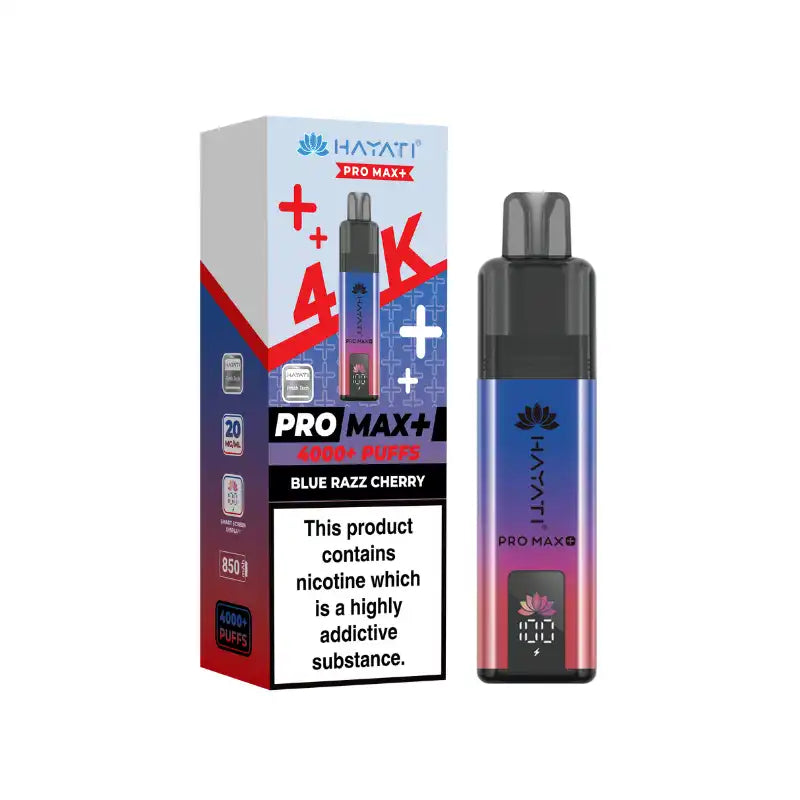 Hayati Pro Max Plus 4000 Prefilled Vape Kit (Box of 5)