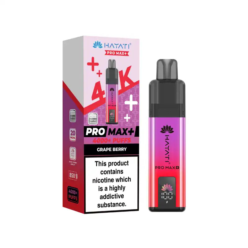 Hayati Pro Max Plus 4000 Prefilled Vape Kit (Box of 5)