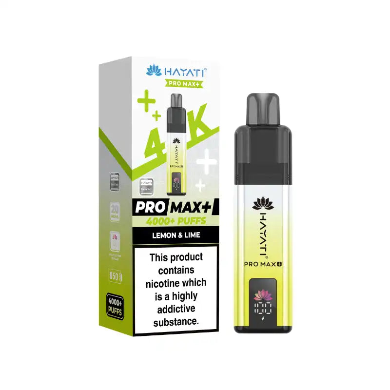 Hayati Pro Max Plus 4000 Prefilled Vape Kit (Box of 5)