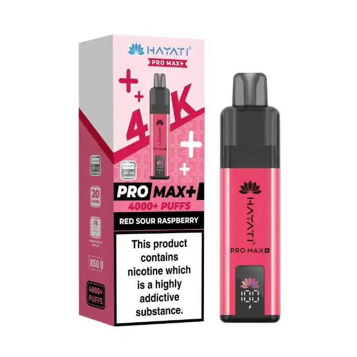 Hayati Pro Max Plus 4000 Prefilled Vape Kit (Box of 5)