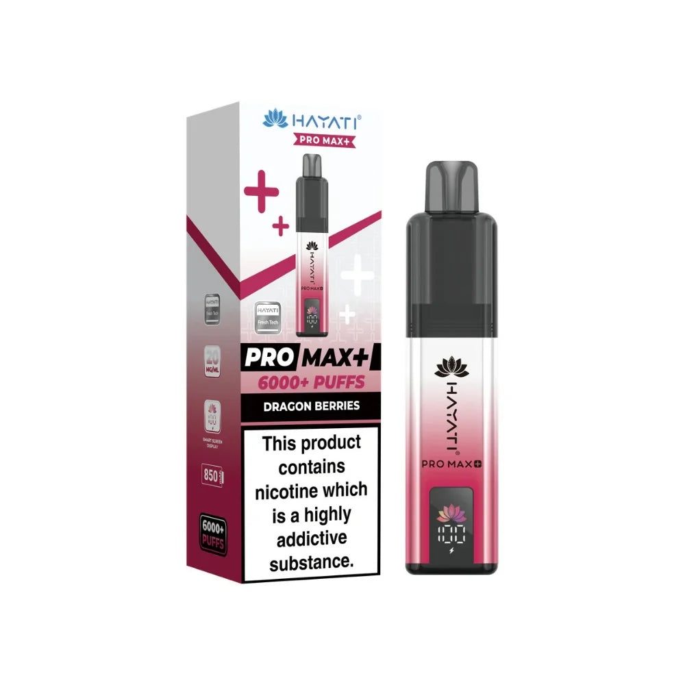 Hayati Pro Max Plus 6000 Box of 5 Prefilled Vape Kit