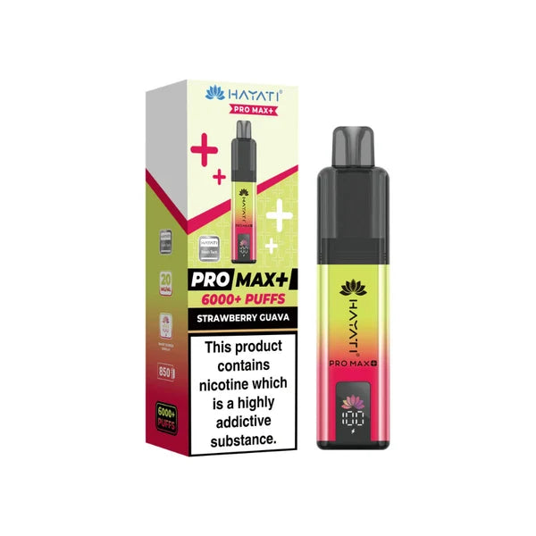 Hayati Pro Max Plus 6000 Box of 5 Prefilled Vape Kit