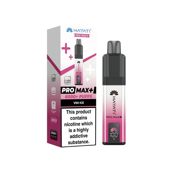 Hayati Pro Max Plus 6000 Box of 5 Prefilled Vape Kit