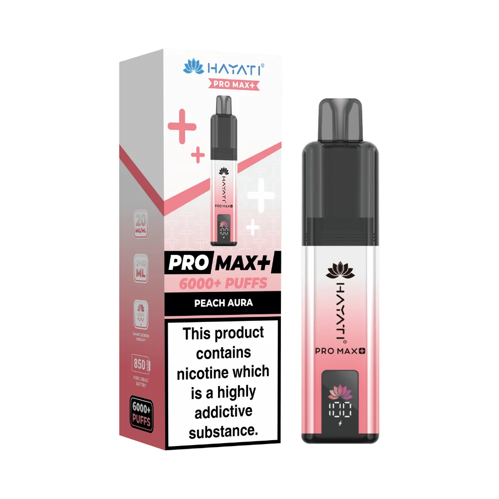 Hayati Pro Max Plus 6000 Box of 5 Prefilled Vape Kit