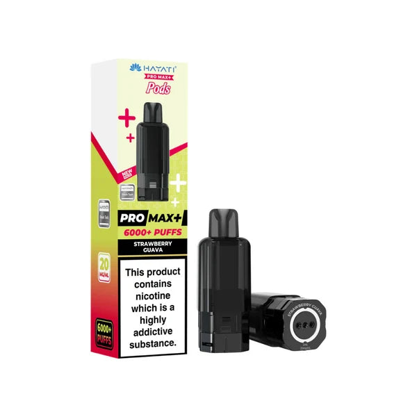 Hayati Pro Max Plus 6000 Box of 5 Pods - Prefilled Pods