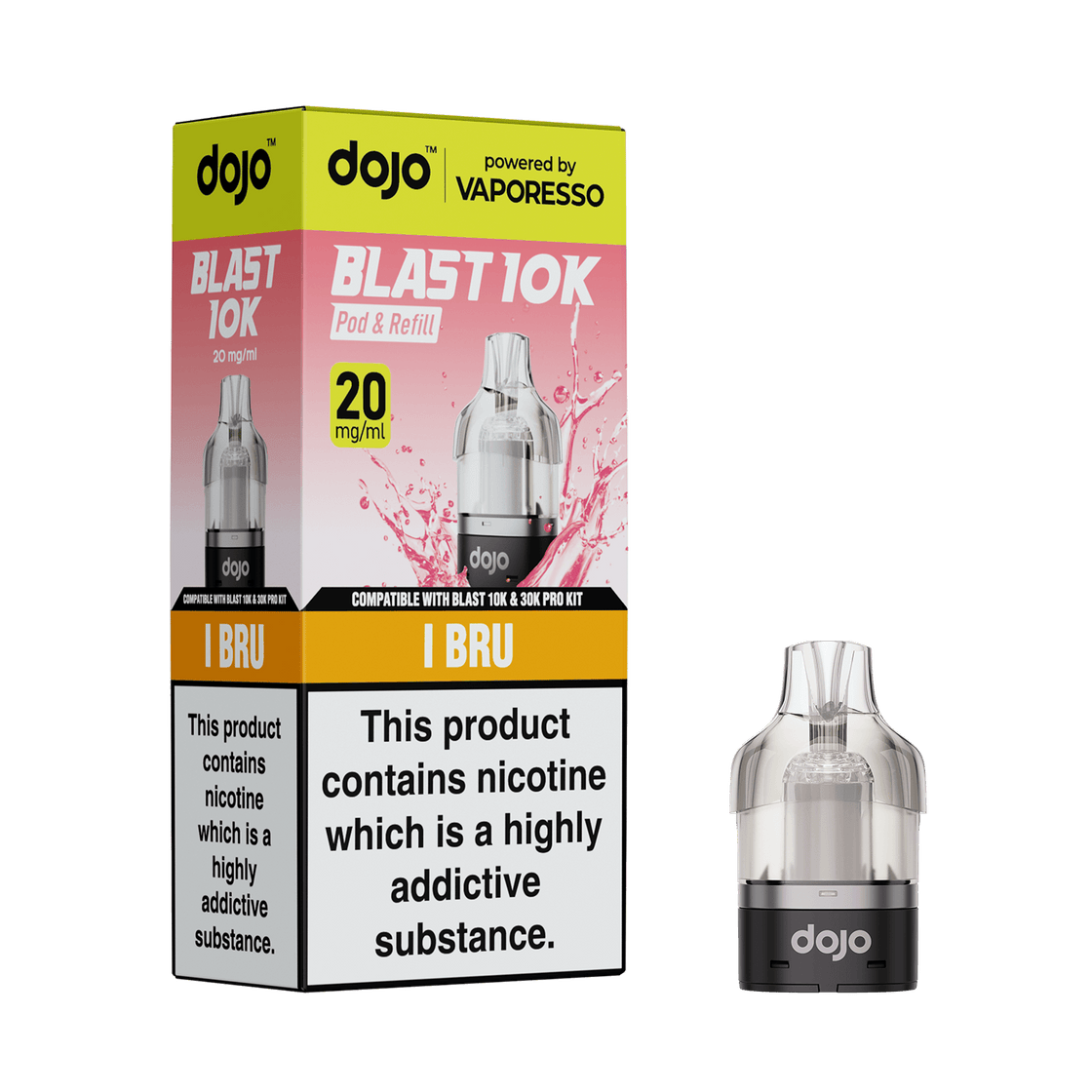 Vaporesso Dojo Blast 30K Pro Replacement Pods 20mg- 5 Pack