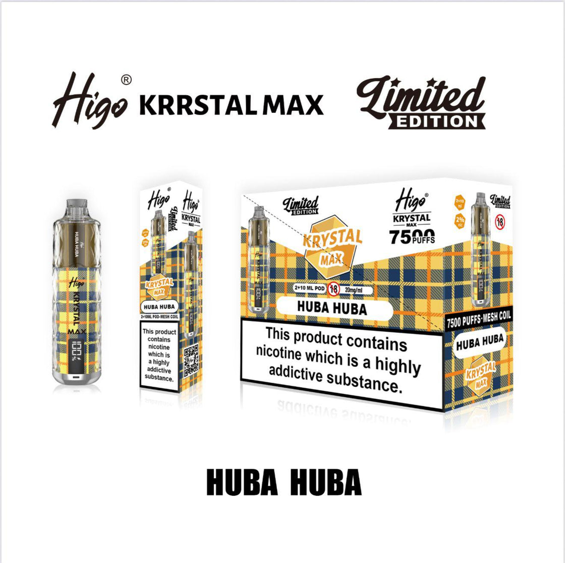 Higo Krystal Max 7500 Prefilled Pod Kit (Box of 10)