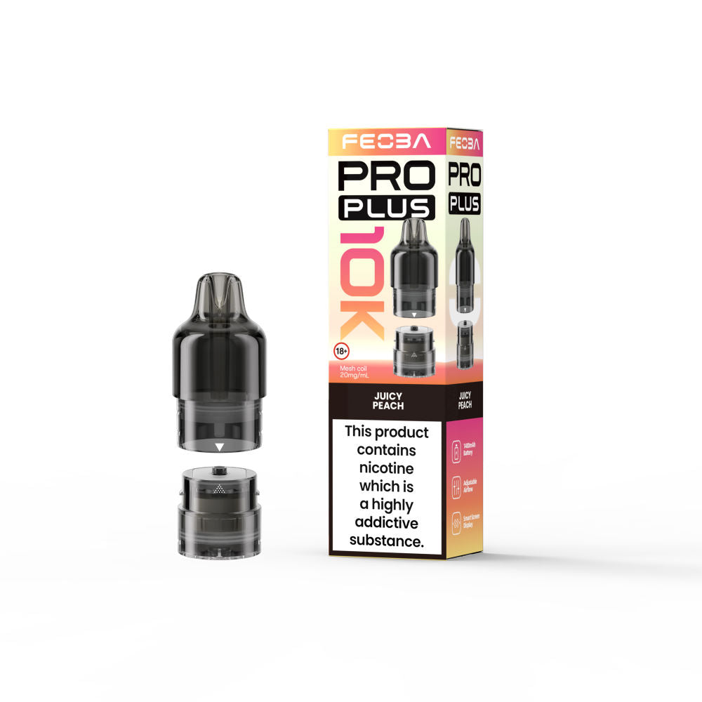 Feoba Pro Plus Replacement Vape Pods - 20mg - 5 Pack