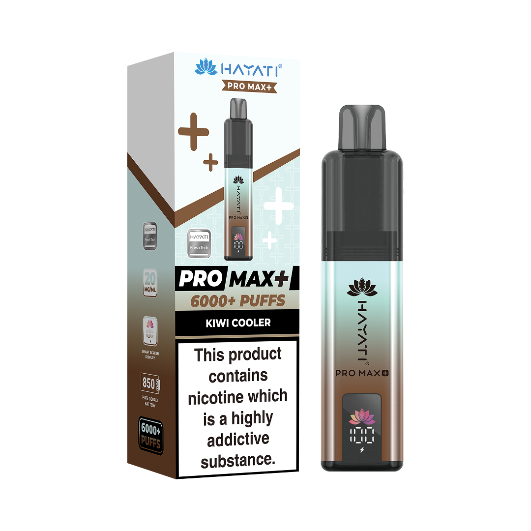 Hayati Pro Max Plus 6000 Box of 5 Prefilled Vape Kit