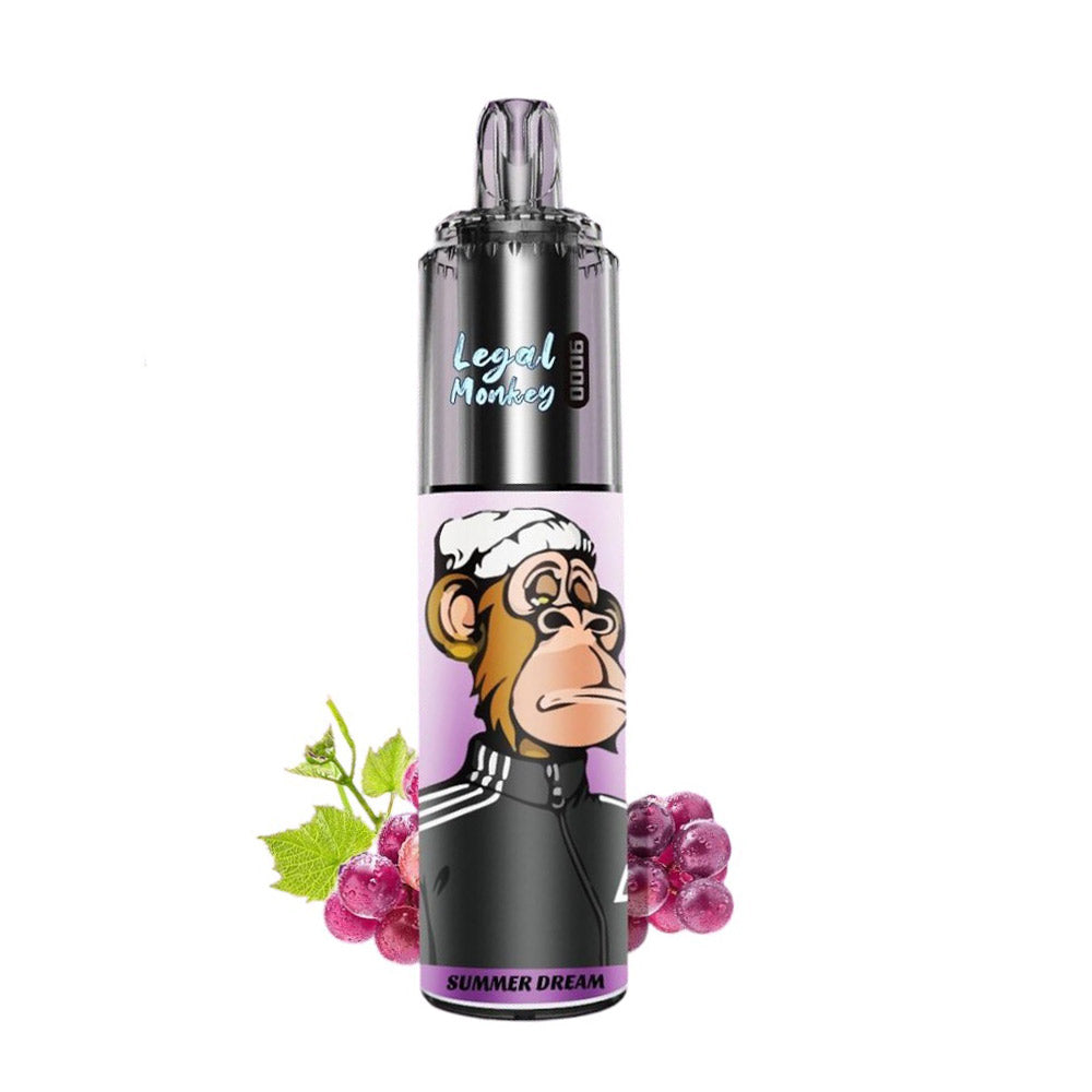 Legal Monkey 9000 Puffs Disposable Vape