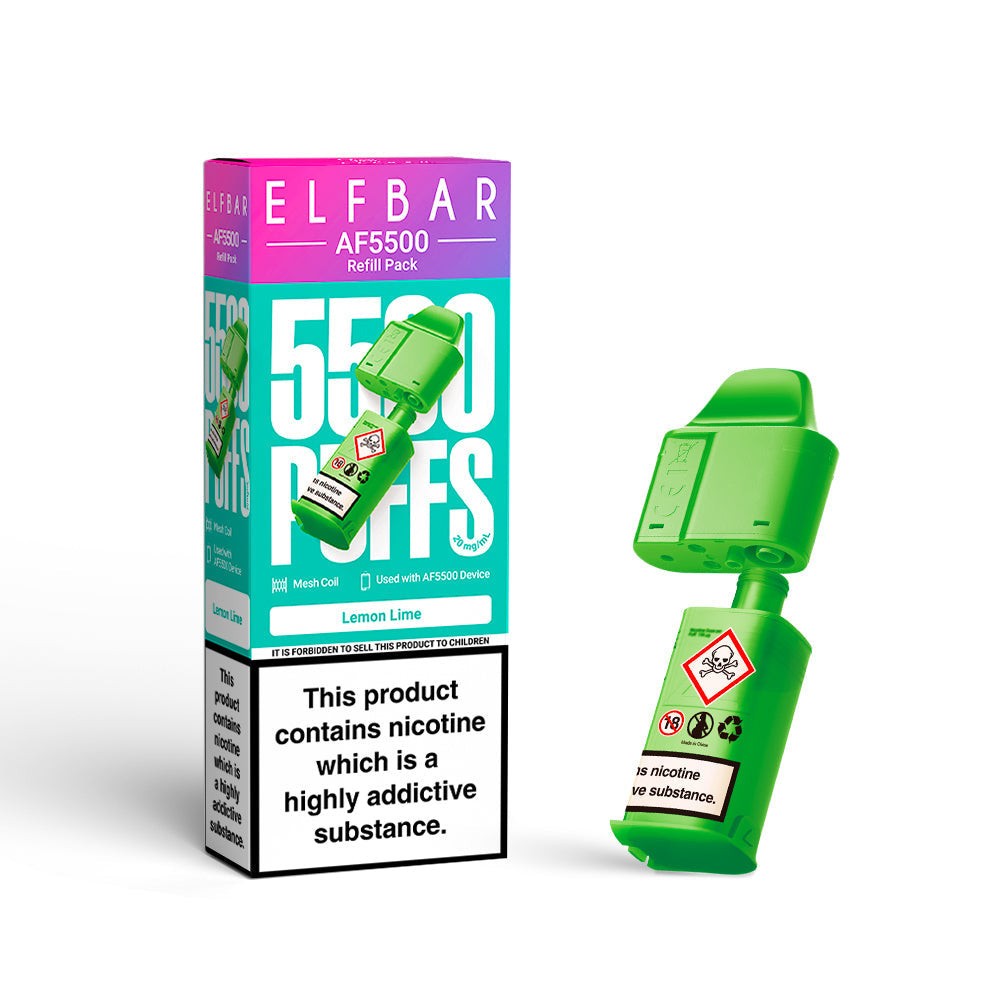 Elf Bar AF5500 Replacement Prefilled Pods Box of 5