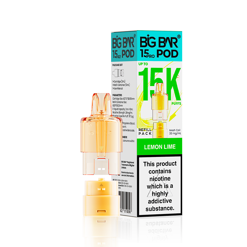 Big Bar 15 Pro Prefilled Pods (Box of 5)