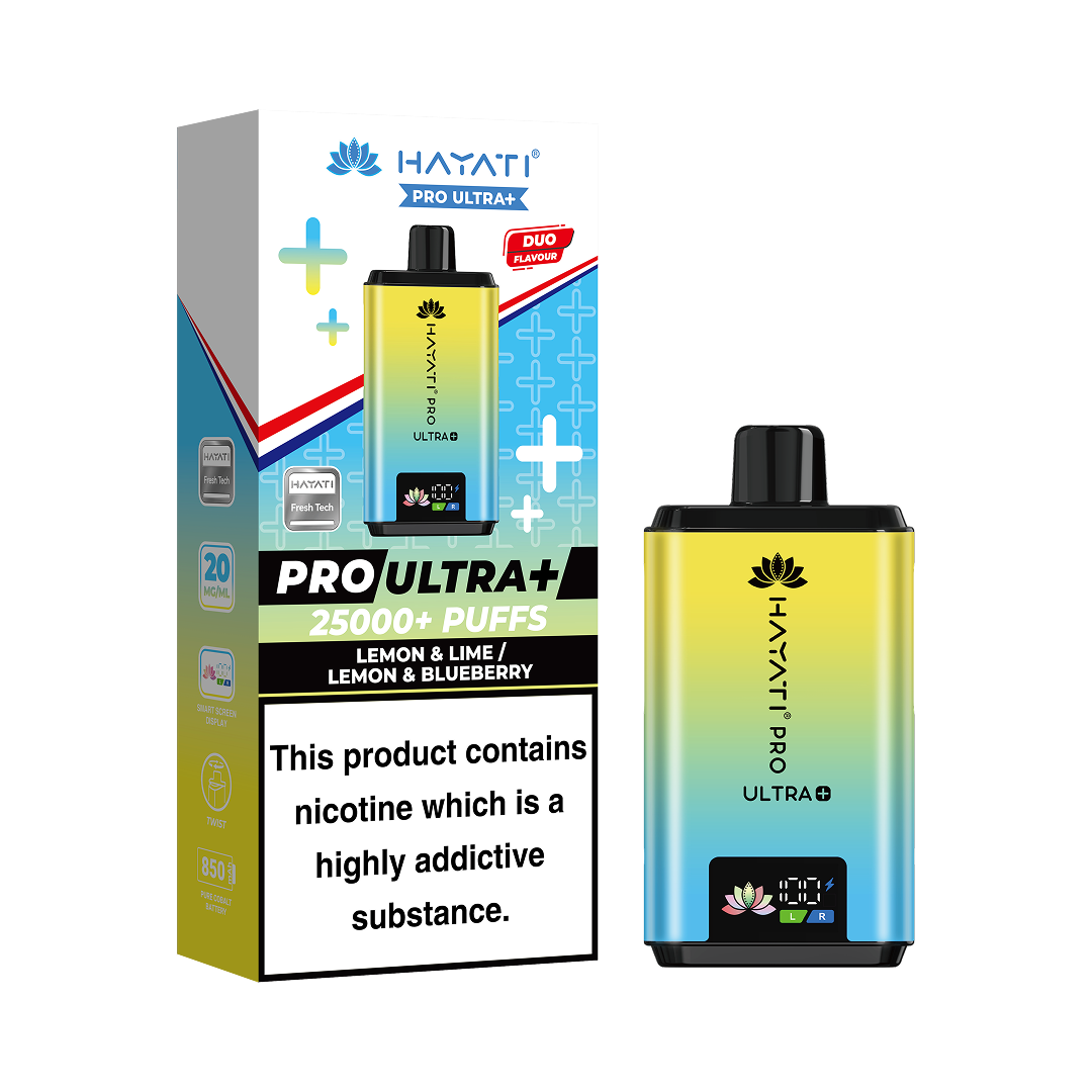 Hayati Pro Ultra Plus 25000 Box of 5 Prefilled Pod Vape Kit