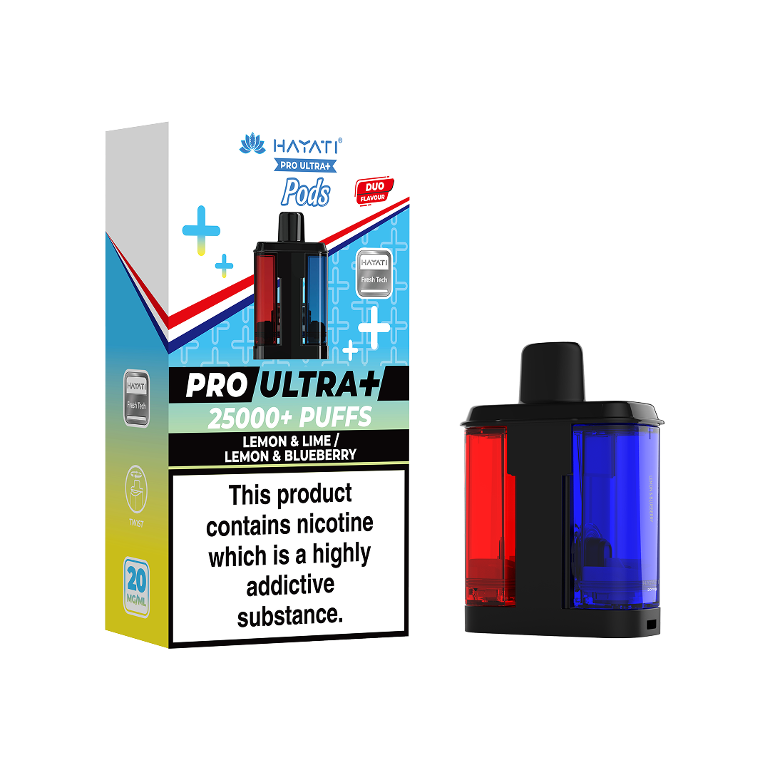 Hayati Pro Ultra Plus 25000 Prefilled Pods (Box of 5)