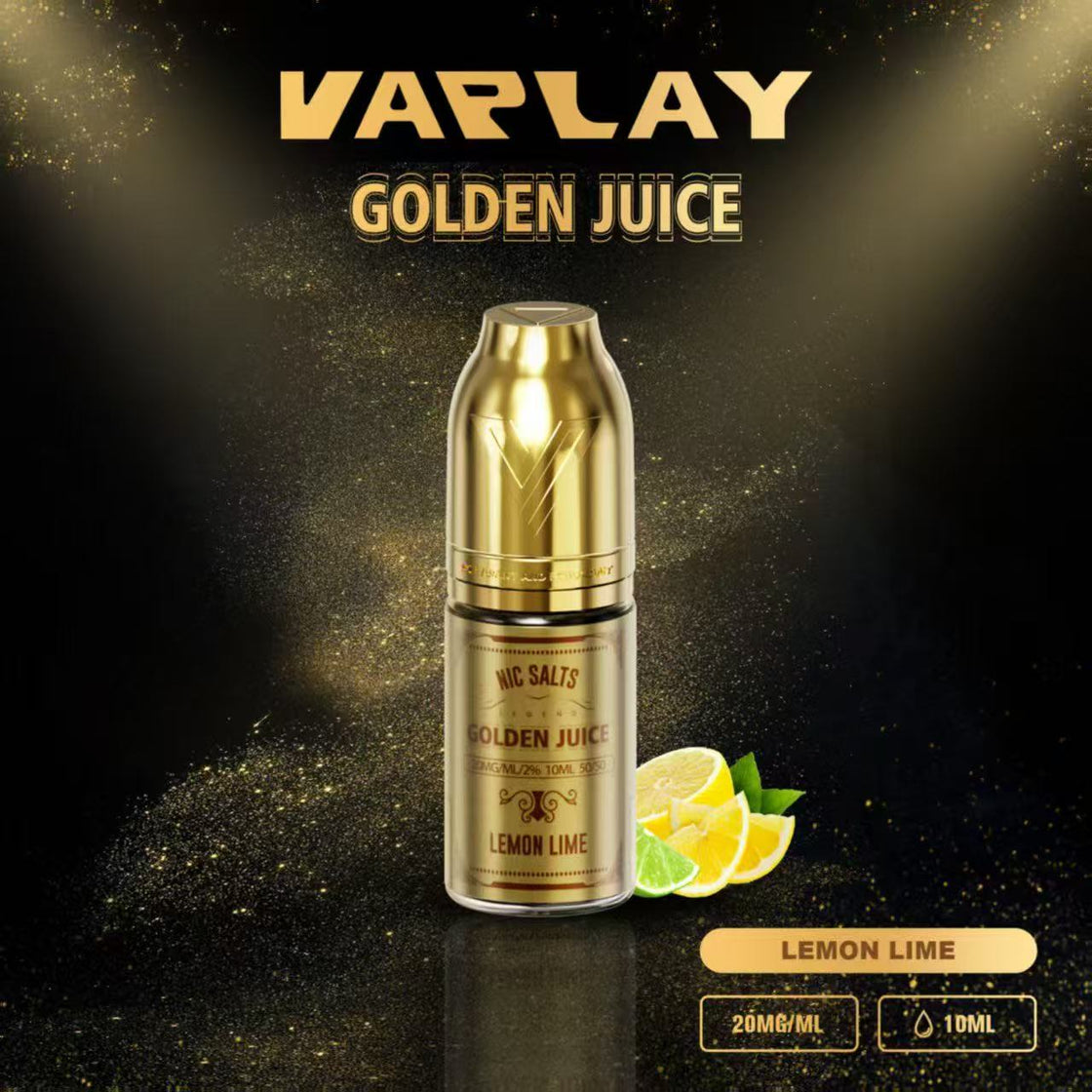 VAPLAY Golden Juice Nic Salt -10mg&20mg - 10 Pack