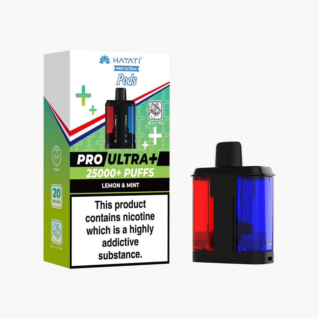 Hayati Pro Ultra Plus 25000 Prefilled Pods (Box of 5)