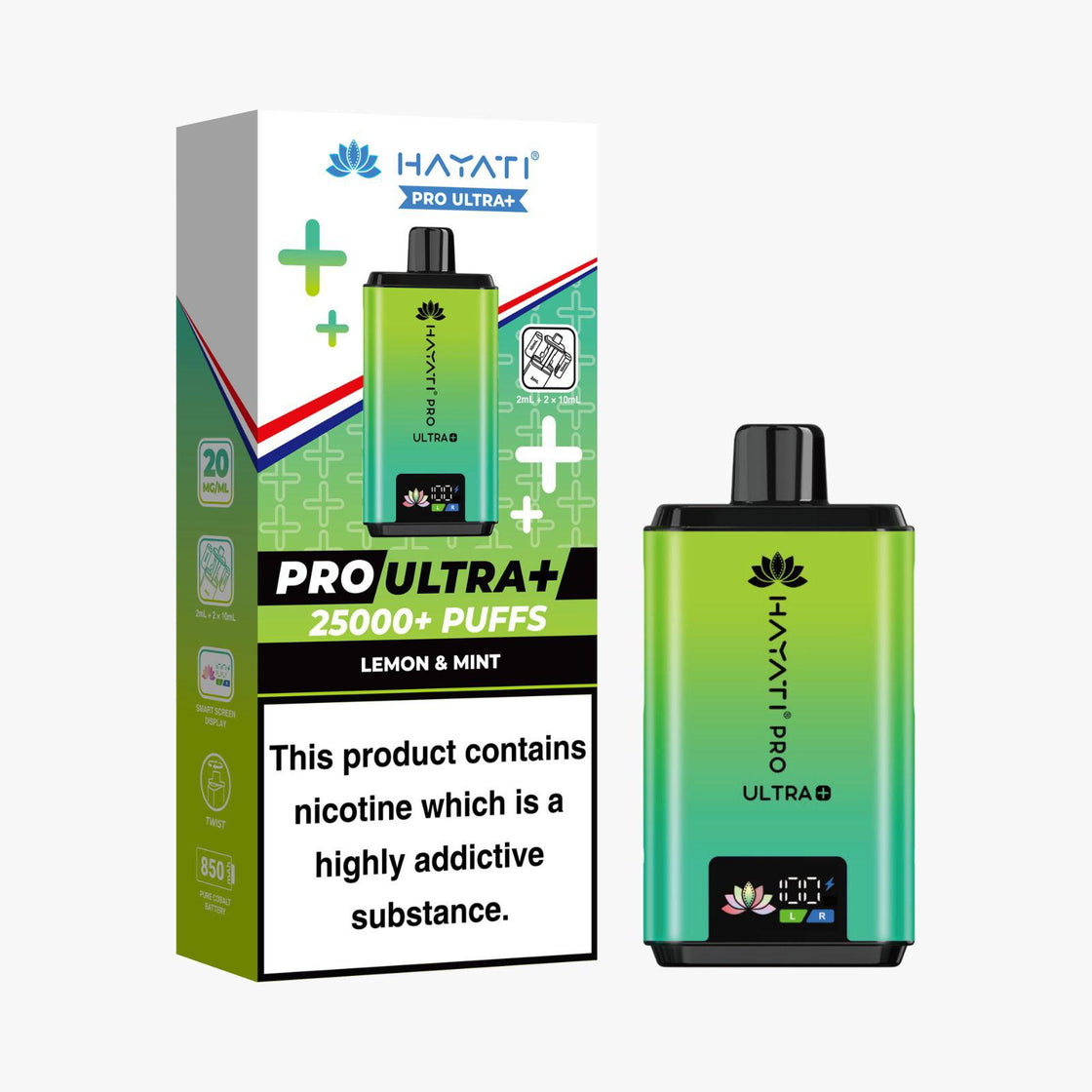 Hayati Pro Ultra Plus 25000 Box of 5 Prefilled Pod Vape Kit