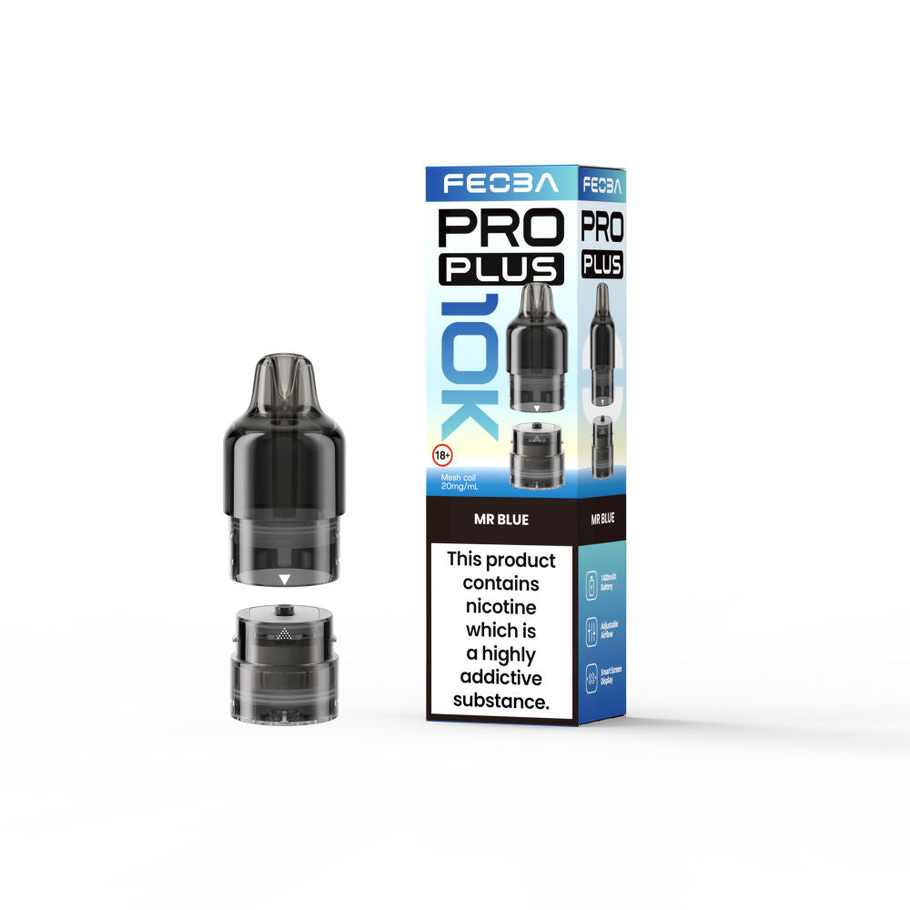 Feoba Pro Plus Replacement Vape Pods - 20mg - 5 Pack