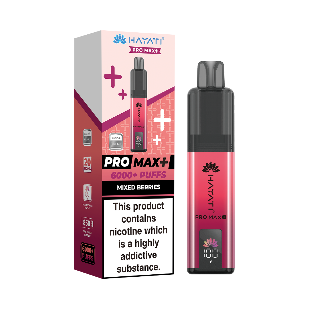 Hayati Pro Max Plus 6000 Box of 5 Prefilled Vape Kit