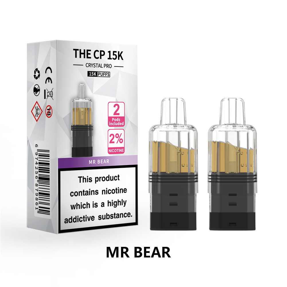 The CP 15K Pre-filled Replacement Pods- (2 x 10ml+2ml) - 20mg - 5 Pack