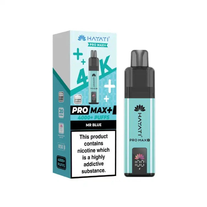 Hayati Pro Max Plus 4000 Prefilled Vape Kit (Box of 5)