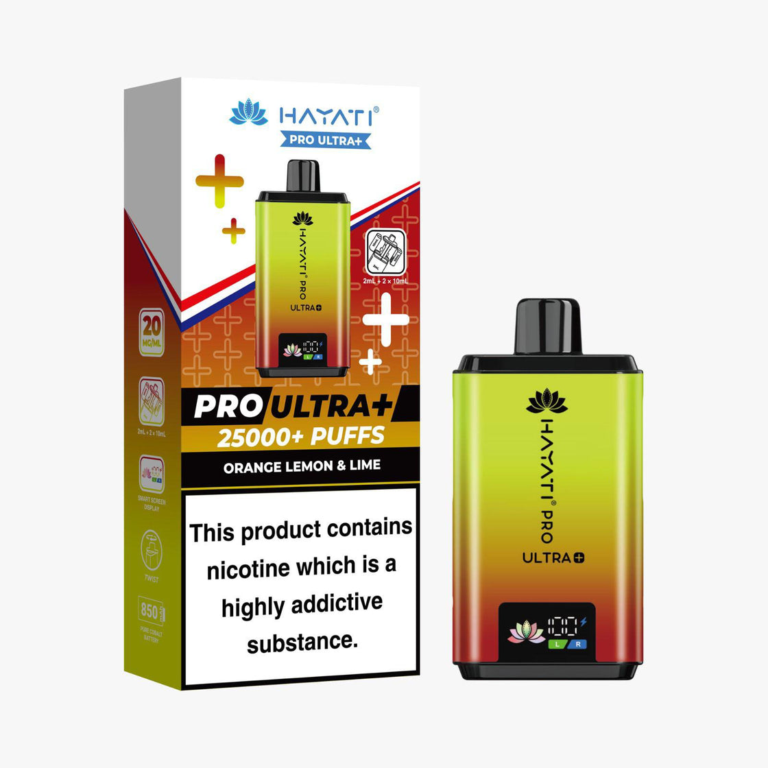 Hayati Pro Ultra Plus 25000 Box of 5 Prefilled Pod Vape Kit