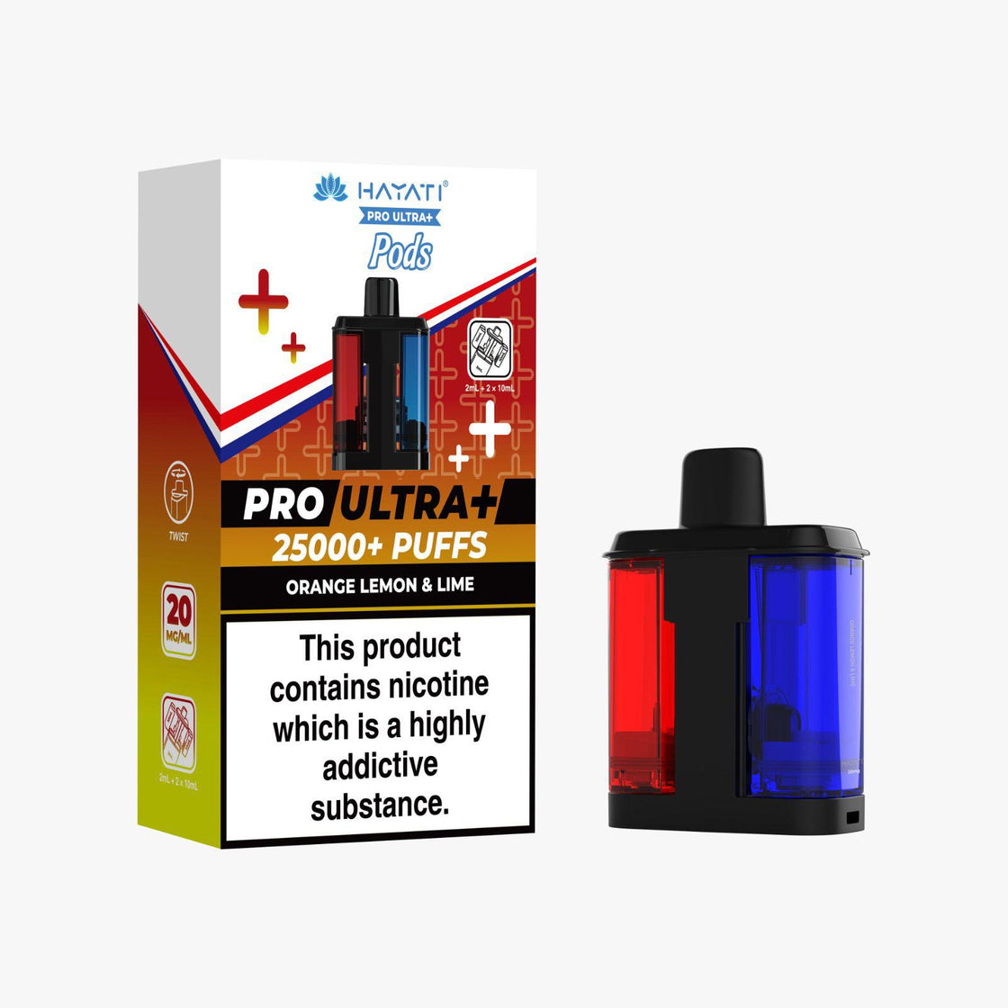 Hayati Pro Ultra Plus 25000 Prefilled Pods (Box of 5)