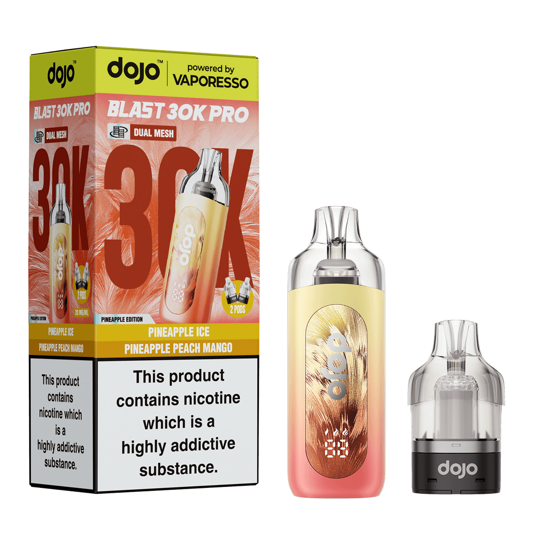 Vaporesso Dojo Blast 30K Pro Pre-filled Vape Pod Kit 20mg - 5 Pack