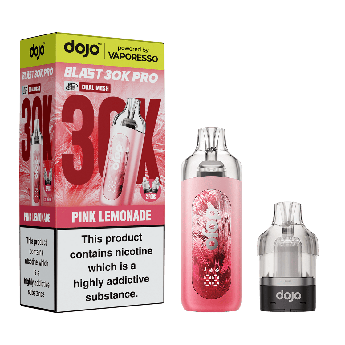 Vaporesso Dojo Blast 30K Pro Pre-filled Vape Pod Kit 20mg - 5 Pack