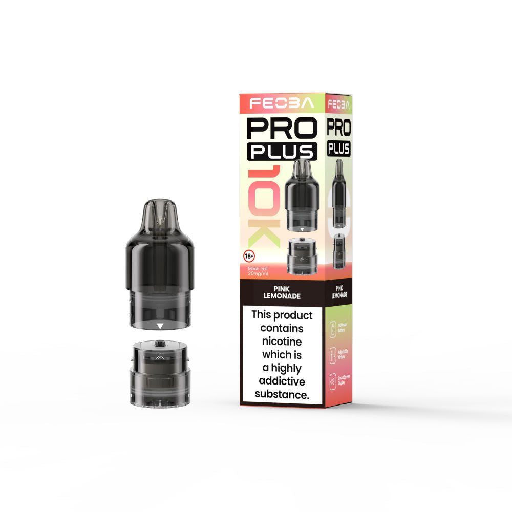 Feoba Pro Plus Replacement Vape Pods - 20mg - 5 Pack