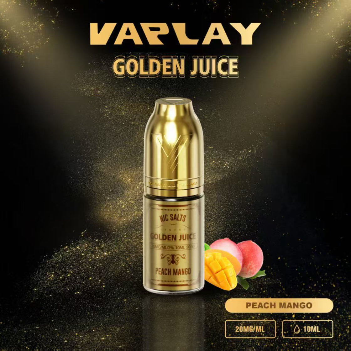 VAPLAY Golden Juice Nic Salt -10mg&20mg - 10 Pack